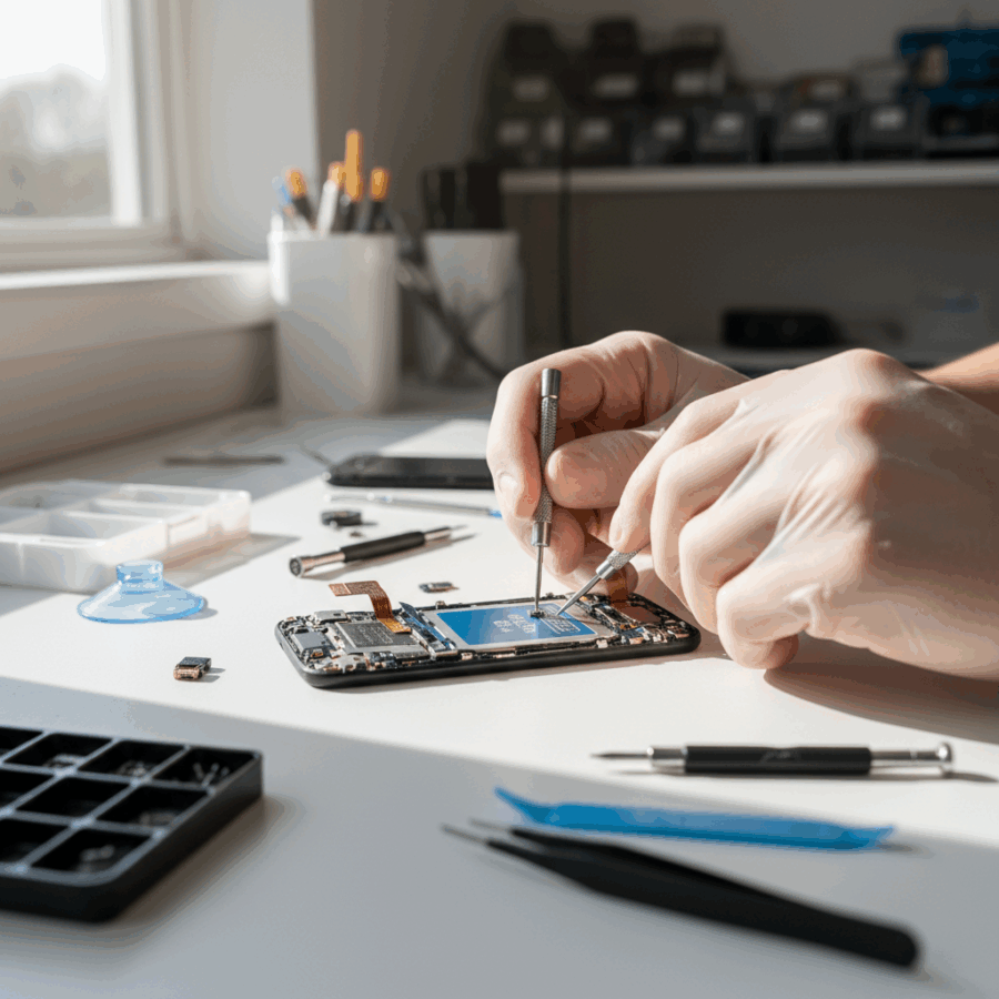 Telefoononderhoud en herstel
